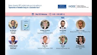 IICEC Webinar: “Opportunities in Renewable Energy for a Sustainable Future”