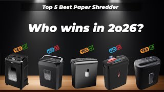 ✅ Top 5 Best Paper Shredder [Watch This Before You Make a Choice!]