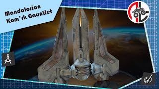 So I Built the Iconic Kom’rk Gauntlet Fighter from Star Wars!