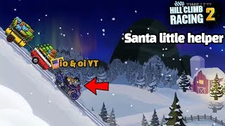 Hill Climb Racing 2 - Santa's Little Helper - Superbike VS Rally Car GamePlay