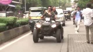 Varun Drops Parineeti Home In Style on his ATV