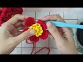 1.1 how to crochet peony flower part 1 hướng dẫn móc hoa mẫu đơn