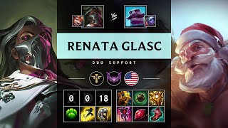 Renata Glasc Support vs Braum: Perfect KDA - NA Master Patch 14.23