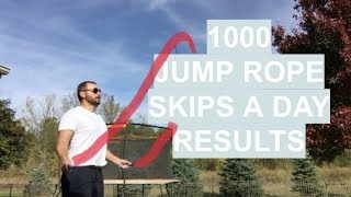 1000 Jump Rope Skips A Day Results