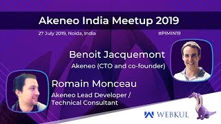 Mr. Benoit Jacquemont and Mr. Romain Monceau || First-ever Akeneo Meetup in India 2019