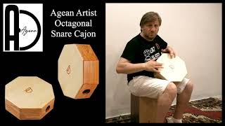 Agean Percussion Octagonal Snare Cajon