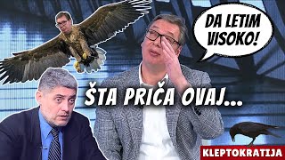 Vučić bi da LETI, ali zbog vrane PADA! 😂