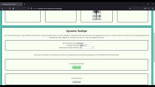 Reusable React Tooltip Demo