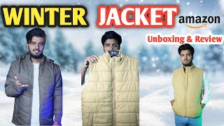 UNBOXING: Best Puffer Jackets (Winter wear) Full \u0026 Half sleeves| Mens Jacket on Amazon | Symbol