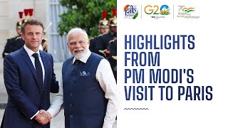 Highlights from PM Modi's visit to Paris including the iconic Bastille Day parade I PIB India