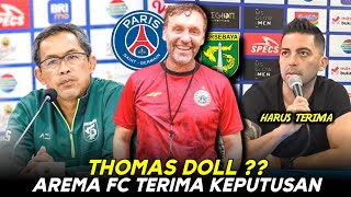 Arema FC terima keputusan 😱 Aji Santoso Puji pemain Persebaya 🔵 Thomas Doll tumbang di Persija?