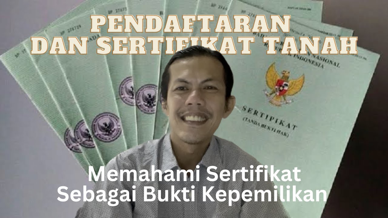 Pendaftaran Dan Sertifikat Tanah - YouTube