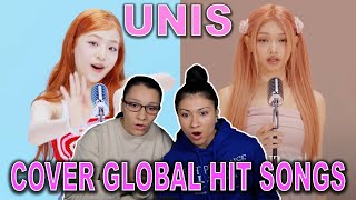 🤯*UNIS REACTION*: UNIS - World Wide Cover: Medley Of  Hit Songs From Around The World