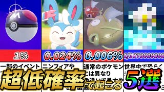 【ポケモンsv】起きたら奇跡！ポケモンスカーレットバイオレットで超低確率で起こること５選!!