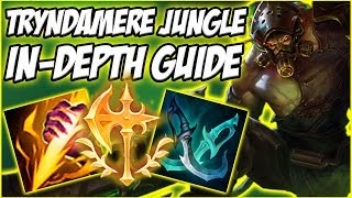 GUIDE ON HOW TO PLAY TRYNDAMERE JUNGLE IN SEASON 8! INSANELY STRONG 1V9 CHAMPION - League of Legends