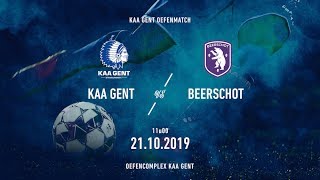 🎬 KAA GENT - BEERSCHOT: 8-0 (OEFENMATCH 2019-2020)