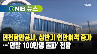 [NIB 뉴스] 인천항만공사, 상반기 연안여객 증가…‘연말 100만명 돌파’ 전망