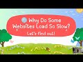 WHY DO SOME WEBSITES LOAD SO SLOW? | Qace Academy Kids | Internet & Tech Explained for Kids!