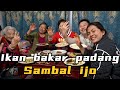 PERTAMA KALI MASAKIN TANTE IKAN PAKAR DAN SAMBAL IJO PADANG,MASYA ALLAH MEREKA SANGAT SUKA