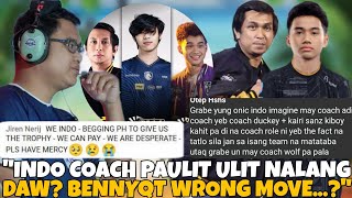 INDO COACH NAWAWALAN NA NG PAG ASA? INDO FANS NAG MAMAKAAWA NA? BENNYQT TO RRQ HOSHI SAKRIPISYO?!