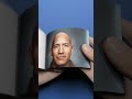 If The Rock Changed Into Little Dwarf FlipBook #dwaynejohnson #flipbook #shorts