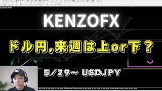 【KENZOFX】来週は上or下？両方のシナリオを徹底解説！ ドル円の最新の動きを分析 2023年5月29日～　 #fx初心者 #環境認識 #ドル円予想 #チャート分析