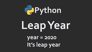 Leap Year In Python | Solutions For Python 100 Exercises | Program20 | CodingFacts