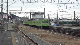 ＪＲ奈良線103系 普通京都行き到着 木津駅