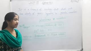 Genetics | Part 1 | Botany | Intermediate | 2nd Year