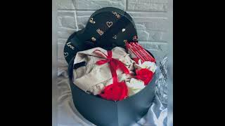 Shirt box#shirt hamper box#gift ideas#surpriser birthday gift#shorts#short#heart shape box#love#