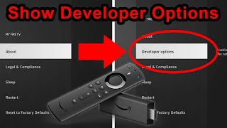 How to show/reveal/unhide Developer Options on Fire TV Stick, 4K, Max, Cube, Smart TV, Firestick