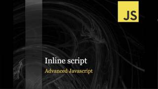 Javascript tutorial for beginners - Inline scripts