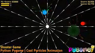 Python shooter game _ pygame tutorial _ python game development _ particle animation