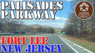 Palisades Parkway FULL Route - Fort Lee NJ to Bear Mountain NY - 4K Highway Drive