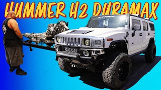 INSANE LIFTED HUMMER H2 GETS A DURAMAX CONVERSION