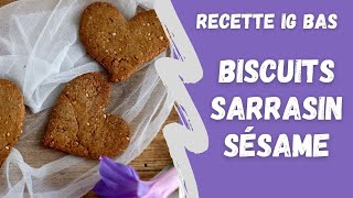 [Recette IG bas] Biscuits sarrasin sésame