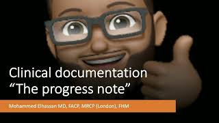 How to Write Good Progress Note - Updated (22 minutes)