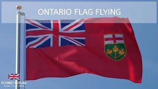 Ontario, Canada 🍁 Flag Flying