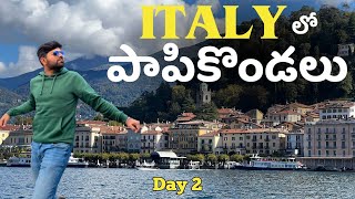 Lake Como | ఇది ఒక అద్భుతం | Day-2 in Italy | Telugu Travel vlogs in Italy