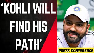 Rohit Sharma Press conference : Update on his knee injury, Batting position, Virat's form