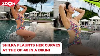 Shilpa Shetty raises the temperature in a HOT bikini at the age of 48 | Bollywood News