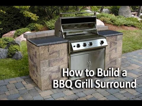 How to Build a BBQ Grilling Station or Grill Surround How to Build a BBQ Grilling Station or Grill Surround