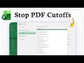 How to Save Excel as PDF Without Cutting Off Data (Print Area Trick)