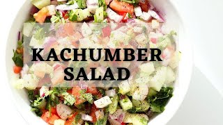 KACHUMBER SALAD | Cucumber Tomato Onion Salad Indian | Vegan Richa Recipes