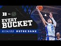 Duke 68, Notre Dame 64 | Every Bucket (2/14/23)