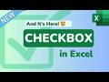 New CHECKBOX ✅ feature in excel