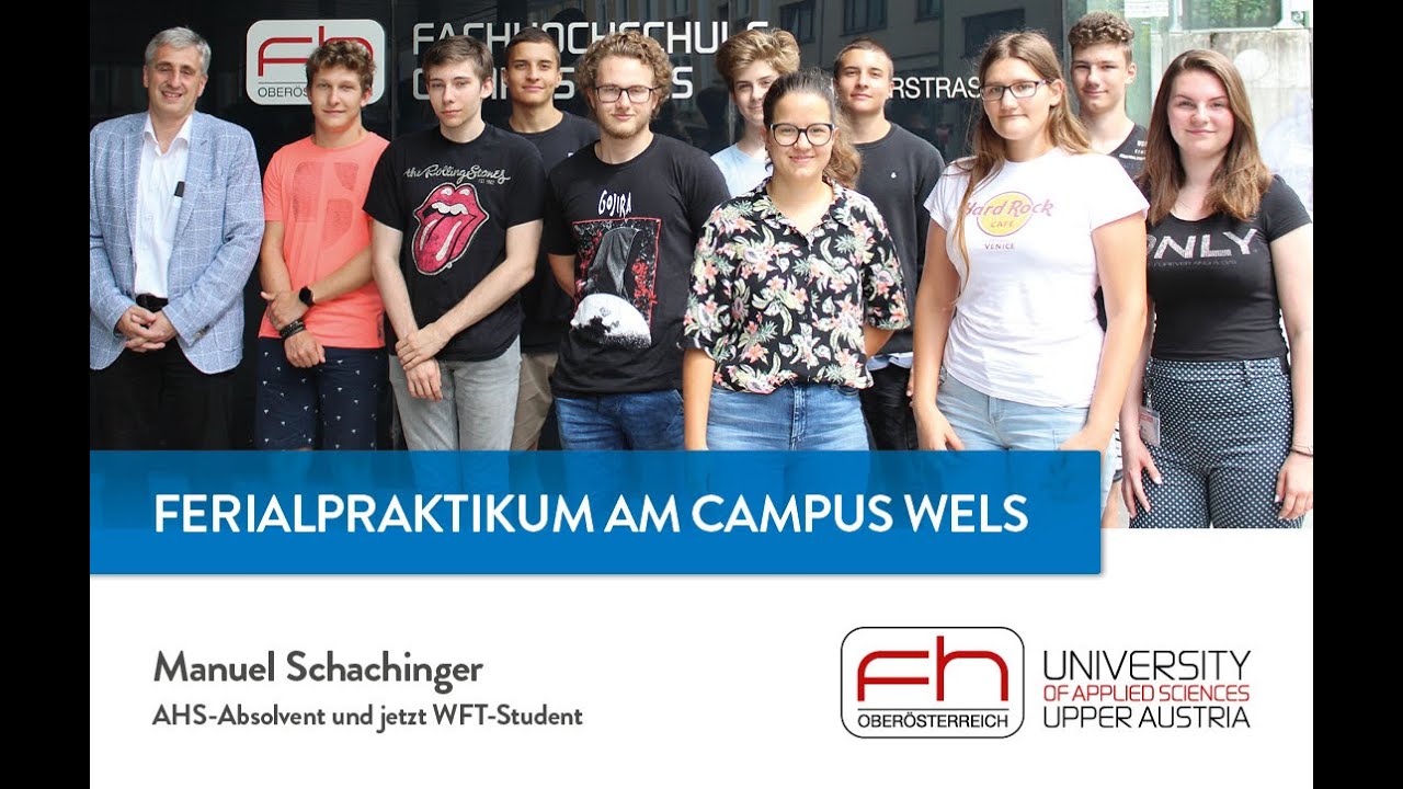 Ferialpraktikum Und Vorwissenschaftliche Arbeit An Der FH - Ein ...