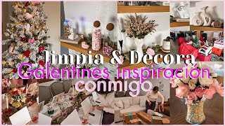 Galentines party. Limpia y decora conmigo. Unboxing. Como organizo TODA mi decoracione de navidad