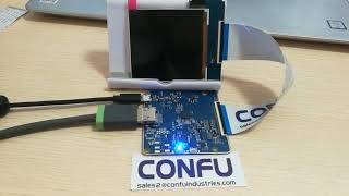 Confu HDMI to MIPI DSI board 3.1 inch LCD 720*720 square dual display VR AR HMD Raspi DIY China