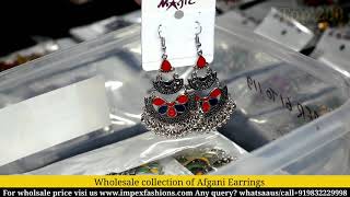 Buy Afghani Earrings online wholesale price | Afghan jewelry